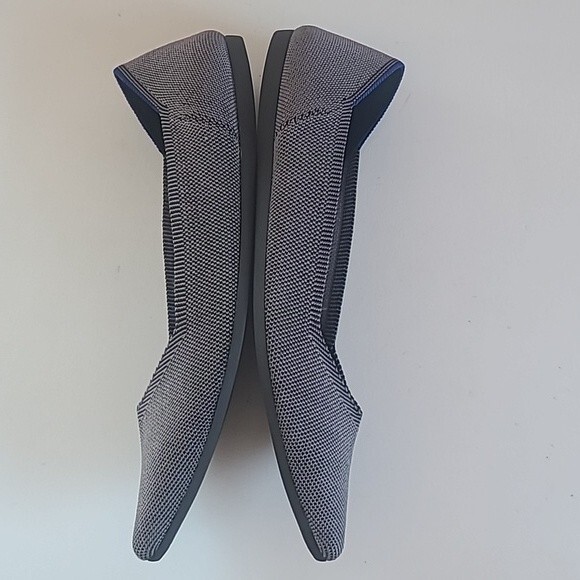 Rothys The Point Pebble Gray Flats Women's Size 10.5 - Picture 7 of 16